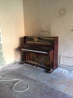 abandoned space, piano and slayer